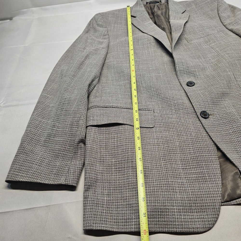lauren ralph‎ lauren black label Houndstooth Blazer Mens 42L - Picture 7 of 14